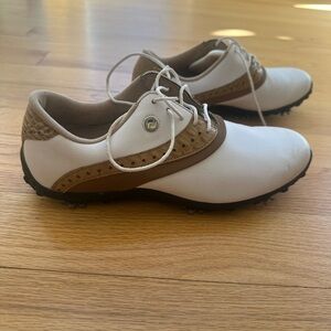 FootJoy White and Brown golf shoes | worn once!